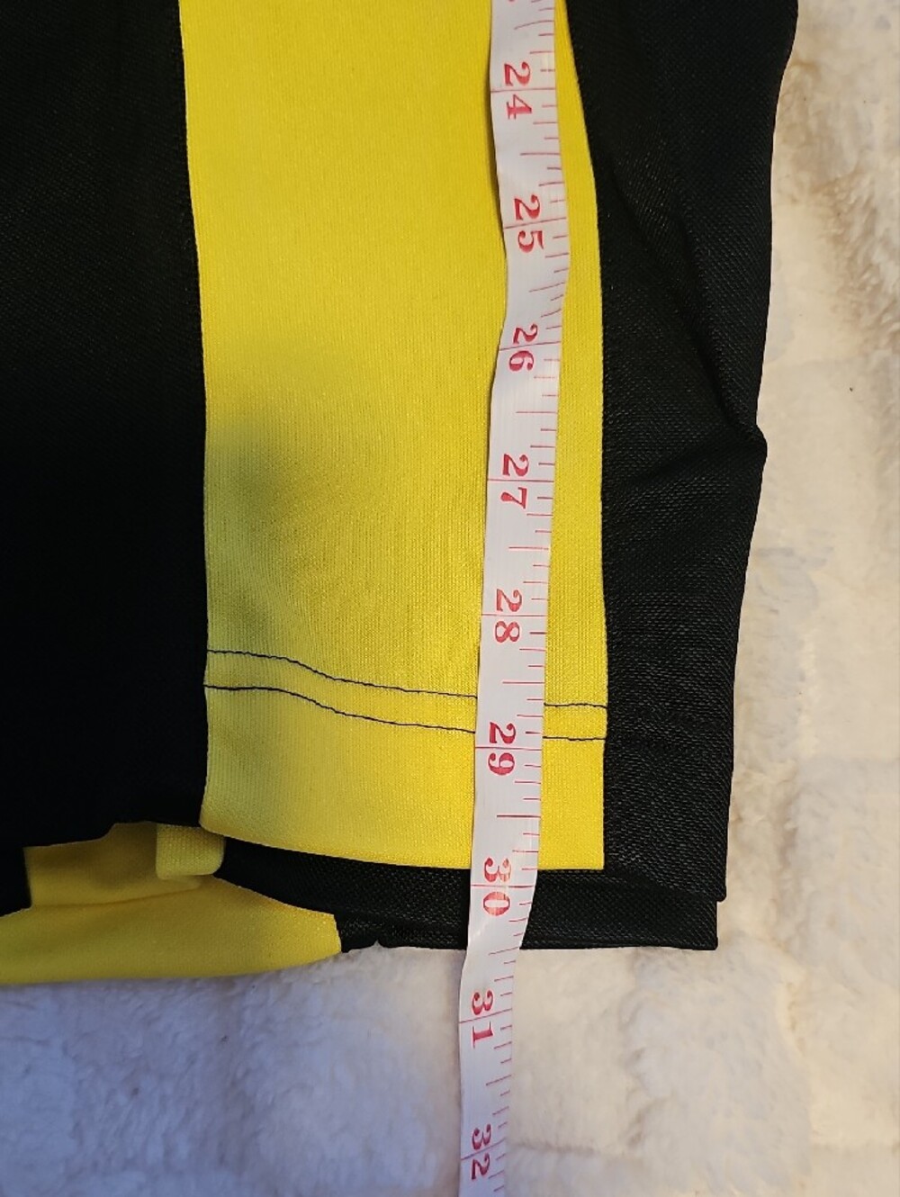 🔥 New Palm Angels Men's Classic Track Shorts Black Yellow - Size Medium Authent - Picture 9 of 11